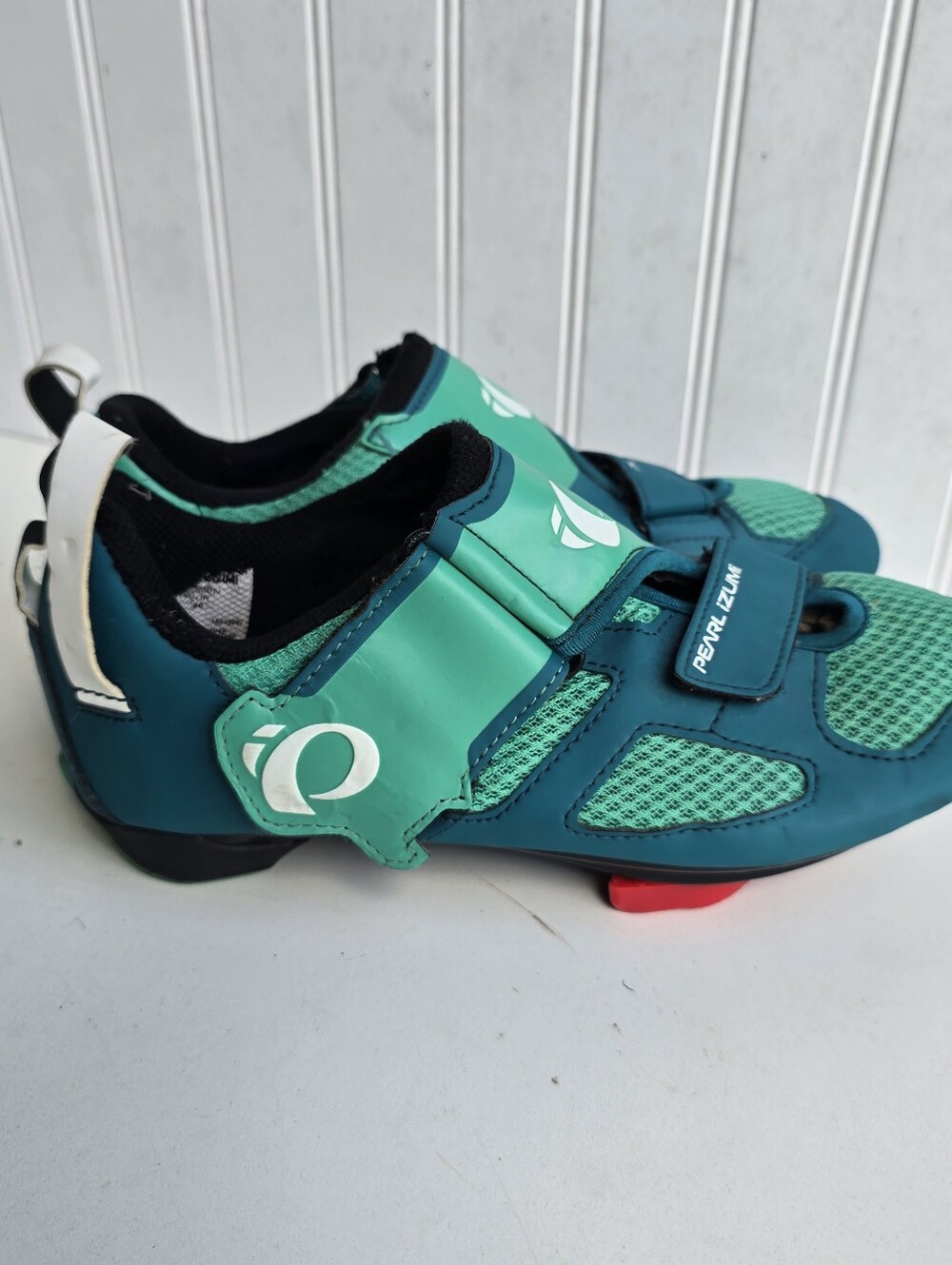 Pearl Izumi W Tri Fly V Cycling Shoes EUR 40 Womens US Size 8 Deep Lake Gumdrop